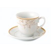 Tea/Coffe Set-Service for 4 Gold Floral Design - 3 of 4