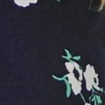 navy white floral