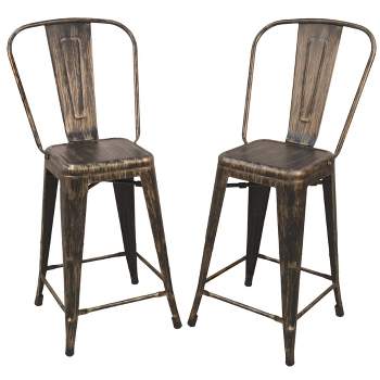 Set of 2 24" Sadie Counter Height Barstools - Carolina Chair & Table