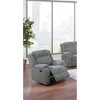 Corduroy Motion Recliner Chair with Plush Seat and Fur-Like Texture - 4 of 4
