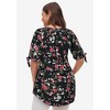 ellos Women's Plus Size Tie-Sleeve Scoop Neck Tunic - 3 of 4