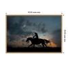 Amanti Art Cowboy By Day and Night II by PHBurchett Framed Canvas Wall Art - 4 of 4