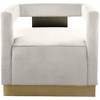 Meridian Furniture,Armani Velvet Accent Chair - 4 of 4