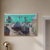 Art Remedy Monet - Departure of the boats Etretat Classic Monet Art Prints Framed - 2 of 4