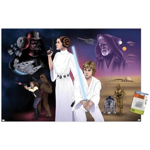 Trends International Star Wars: A New Hope By Erin Gallagher Unframed Wall Poster Prints - 1 of 4