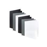 JAM Paper Plastic Two-Pocket School Folders Assorted Business Colors 383EBAASST
