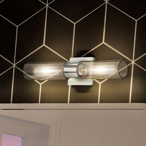 Urban Ambiance Luxury Cosmopolitan Bath Light 5''H x 20.375''W,  Polished Chrome Finish,  Tustin Collection, UHP4052 - 1 of 4