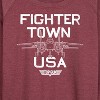 Women's - Top Gun - Property of Fighter Town Lightweight French Terry Slouchy - 2 of 4