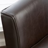 28.75" Faux Leather Contemporary Club Chair with Tapered Birch Legs - 4 of 4