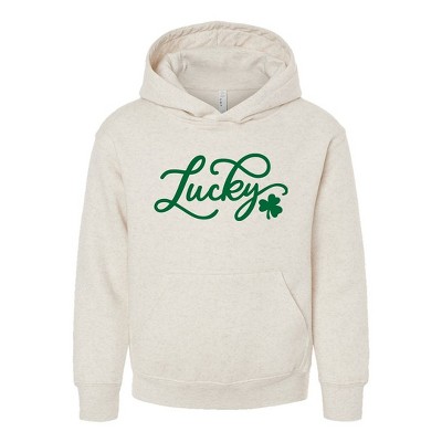 The Juniper Shop Cursive Lucky Clover Youth Graphic Hoodie