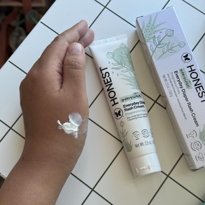 The Honest Company Sensitive Everyday Diaper Fragrance Free Rash Cream ...