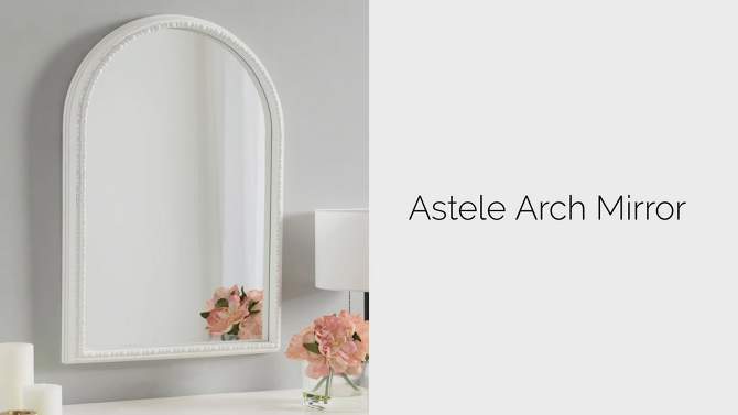 20&#34; x 30&#34; Astele Framed Arch Mirror White - Kate &#38; Laurel All Things Decor, 2 of 10, play video