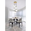 Elegant Lighting Baxter 5 Lights Brass Pendant With Clear Glass - 2 of 4