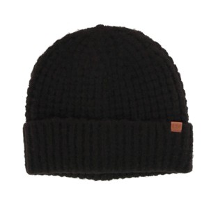 David & Young Women's Waffle Knit Winter Beanie with Cuff - 1 of 4