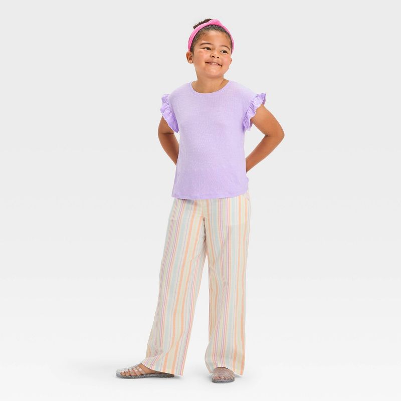 Girls' Pull-On Woven Pants - Cat & Jack™, 5 of 6
