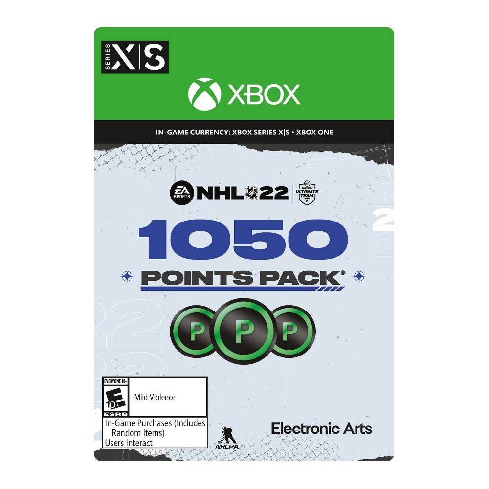 Photos - Game NHL 22: 1050 Points Pack - Xbox Series X|S/Xbox One (Digital)