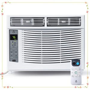 6,000 Btu Window Air Conditioner, Cools Up to 250 Sq. Ft with Cooling - 1 of 4