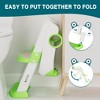 Toddler Potty Training Seat with Step Stool Ladder - Anti-Slip Pads, Adjustable Height Legs & Handles for Boys/Girls, Non-Slip Wide Step - 4 of 4