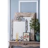 Vynxaria 30x39" Rectangle Wall Accent Mirror with Distressed Wood Frame - 4 of 4