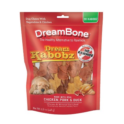 DreamBone Kabobz Value Bag Dog Treats - 28ct