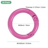Unique Bargains Metal Spring O Rings Zinc Alloy Durable Multipurpose Lightweight Buckle 5/8 Inch - 3 of 4