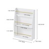 Kids Book Shelf,Kids Book Rack, Helps Keep Bedrooms, Playrooms, and Classrooms Organized,White - 3 of 4
