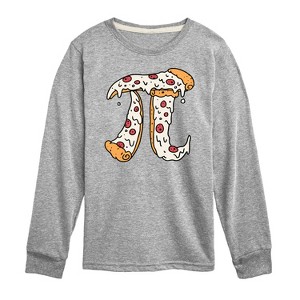 Boys' - Instant Message - Pizza Pi Long Sleeve Graphic T-Shirt - 1 of 4
