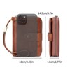 BEAFUP Women's Wallet ,RFID Blocking Soft Leather Bifold Wallet- Compact Card Holder with ID Window, Durable Everyday Use & Travel for Ladies - 3 of 4