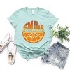 Simply Sage Market Women's Smile Orange Chart Short Sleeve Graphic Tee - 3 of 4