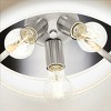 Urban Ambiance Luxury Modern Indoor Pendant,  9''H x 16"W x 16''D,  Brushed Nickel Finish, UHP4856 - 4 of 4
