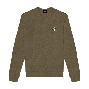 Dalix Mushroom (Glow in the Dark) Embroidered Fleece Sweatshirt Pullover Mens - 1 of 4