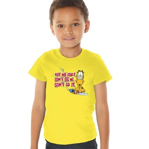 Toddler Boys' Garfield Not My Fault T-Shirt Yellow - 1 of 4