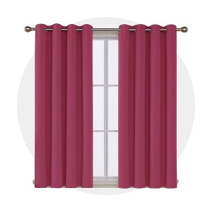 Deconovo Blackout Thermal Grommet Window Curtain 1 Panel - 1 of 4