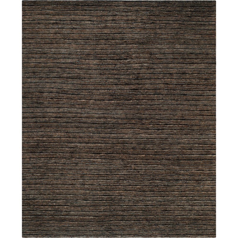 5'x8' Solid Knotted Area Rug Charcoal - Safavieh