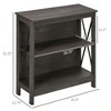 NicBex 4 Shelves File Cabinet with Double Doors,Office Cabinet with Spacious Tier-Shelving Design,Modern Cabinet,Filing Cabinet for Home Office - 3 of 4