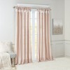 Twist Tab Lined Window Curtain Panel Blush 50x84in - 2 of 4