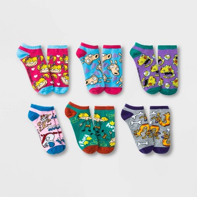 Women's Nick 90's 6pk Low Cut Socks - Assorted Colors 4-10