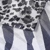 Kate Aurora 2 Piece Safari Themed Animal Print Rod Pocket Sheer Window Curtain Panels - 3 of 4
