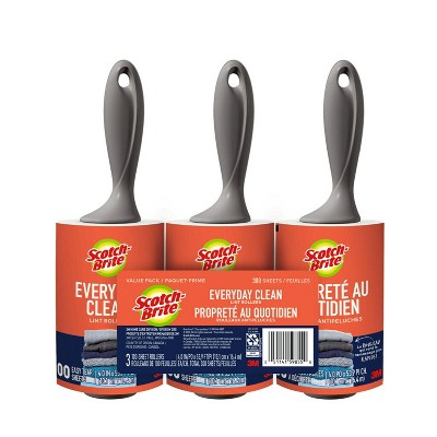 Scotch-brite Lint Roller - 3pk/300 Sheets : Target