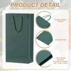Unique Bargains Thick Kraft Paper Gold Edge Wine Gift Bags 13.7" x 7" x 3.5" 3 Pcs - 3 of 4