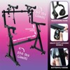 Liquid Stands Dual Piano Keyboard Stand w/ Wheels and 2nd Tier - Rolling Z Style Adjustable 2 Tier Sturdy Music Stand for 54 61 88 Key Piano and Synth - 4 of 4
