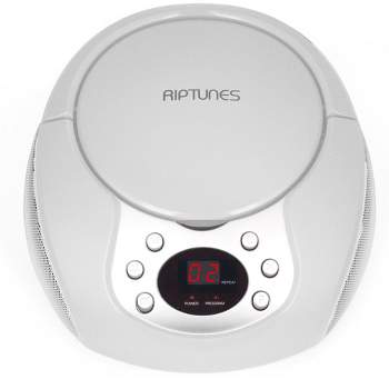 Riptunes CD Player Bluetooth Boombox AM/FM Portable Radio, MP3/CD, USB,  mSD, Aux, Pink, 1 unit - Foods Co.