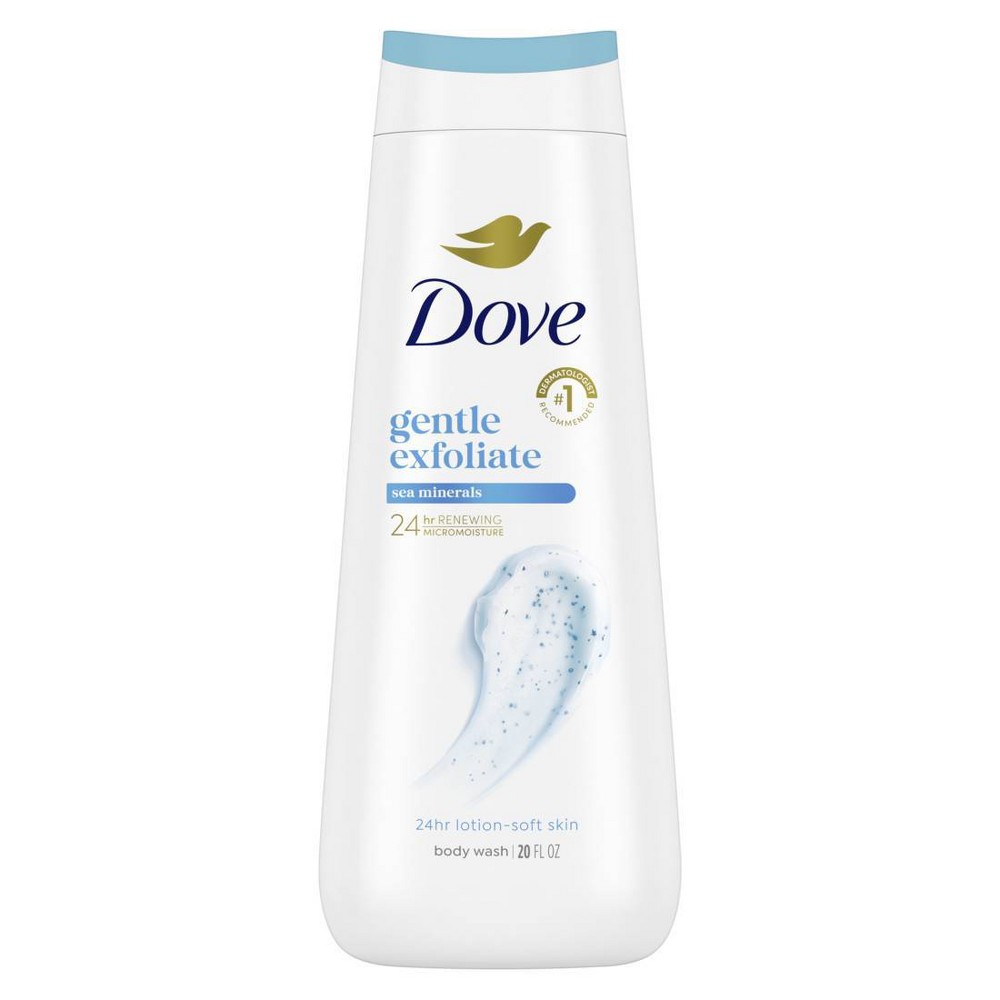 UPC 011111125186 product image for Dove Gentle Exfoliate Body Wash - Sea Minerals 24hr Lotion-Soft Skin - 20 fl oz | upcitemdb.com