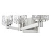Aubrey 3-Light Vanity Light - Elegant Glass Shades & Brushed Nickel Mount - Dimmable - 2 of 4