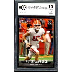 Trevor Lawrence Rookie Card 2021 Leaf Icard #Li16 BGS BCCG 10 - 1 of 2