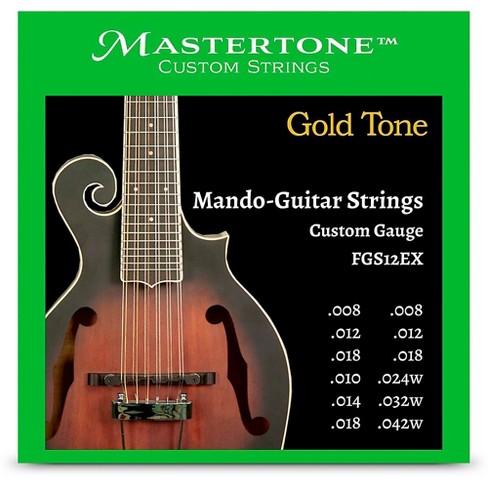 Gold Tone Fgs12ex extra Light 12 string Mando guitar Strings