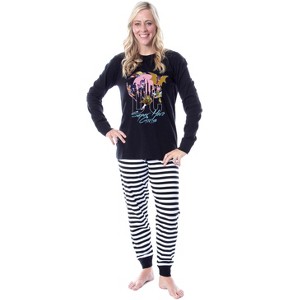 DC Super Hero Girls Girl Power Cityscape Matching Family Pajama Set - 1 of 4