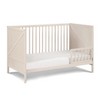 PAGED 3 in 1 Crib Wooden Convertible Baby Bed Frame with Panel, Adjustable Mattress Heights for Bedroom - 2 of 4