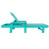 WestinTrends Dylan Adirondack Poly Reclining Chaise Lounge With Arms - 3 of 4