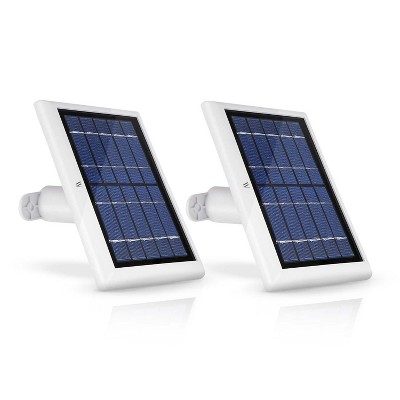 Wasserstein Solar Panel Compatible with Ring Spotlight Cam Battery and Ring Stick Up Cam Battery (2 Pack)